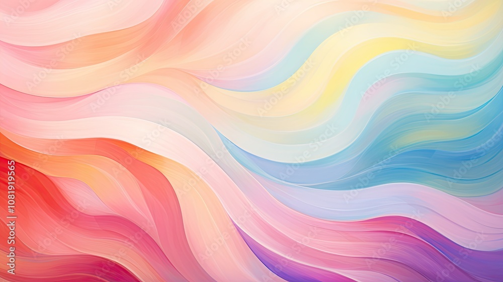 Abstract waves of vibrant colors pulsating and swirling Abstract waves of vibrant colors pulsating and swirling