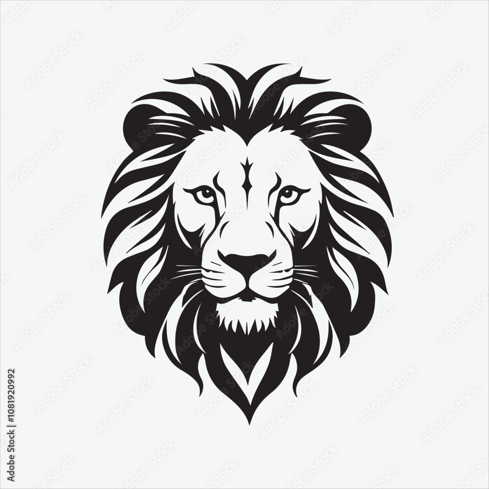Best Lion Silhouette Vector Art on White Background Best Lion Silhouette Vector Art on White Background