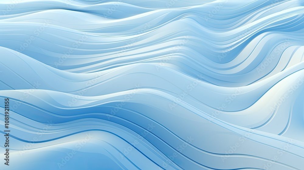 Fototapeta premium Abstract wave background resembling a flowing river or stream