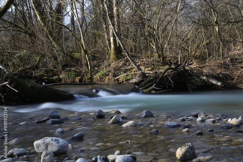 Rivière bout du lac d'Annecy