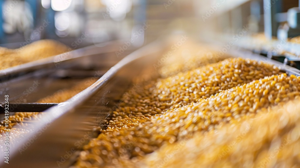 Overflowing heap of freshly harvested golden yellow corn kernels resting on a rustic wooden surface symbolizing the abundance and bounty of the agricultural industry Overflowing heap of freshly harvested golden yellow corn kernels resting on a rustic wooden surface symbolizing the abundance and bounty of the agricultural industry