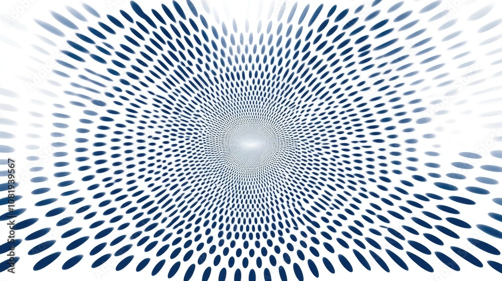 Abstract blue and white spiral pattern creating a mesmerizing visual effect. Abstract blue and white spiral pattern creating a mesmerizing visual effect.