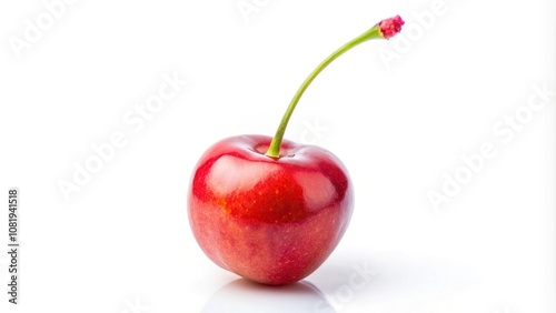 Close-up of West Indian Cherry fruit with blurred background photo