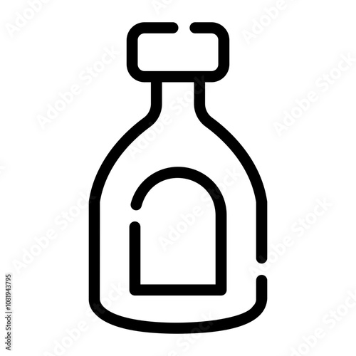 syrup Line Icon