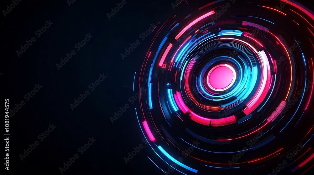 Vibrant Sci-Fi Energy Source with Rotating Luminous Core and Swirling Cosmic Beams Vibrant Sci-Fi Energy Source with Rotating Luminous Core and Swirling Cosmic Beams