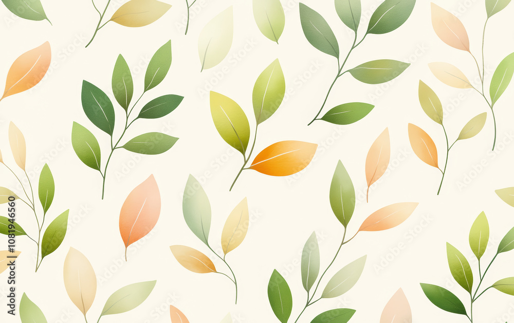  Retro style floral texture art background