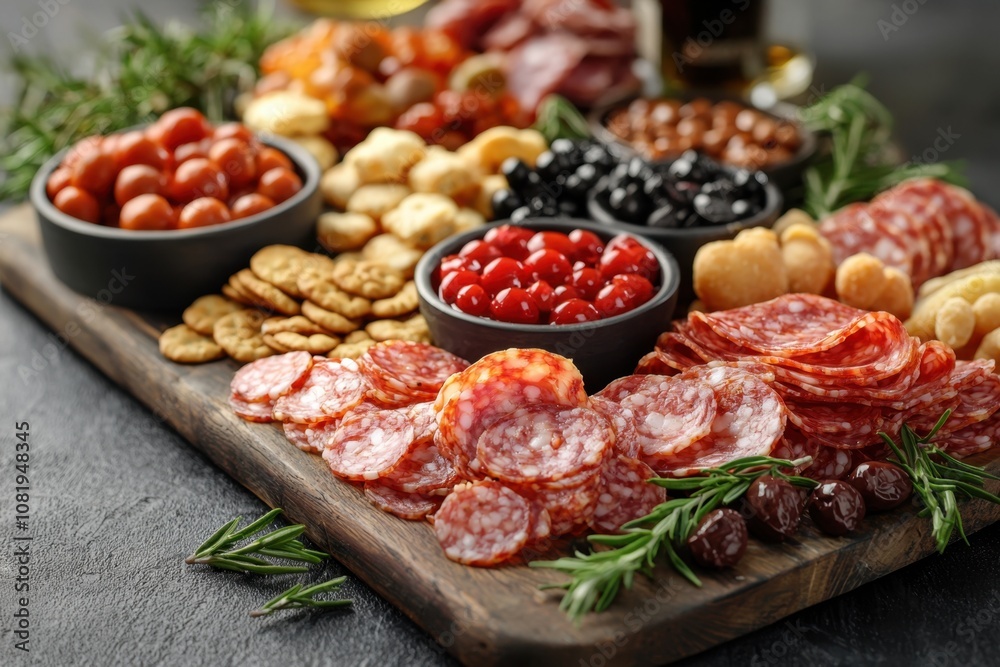 Charcuterie board gathering home food photography cozy atmosphere close-up culinary delight Charcuterie board gathering home food photography cozy atmosphere close-up culinary delight