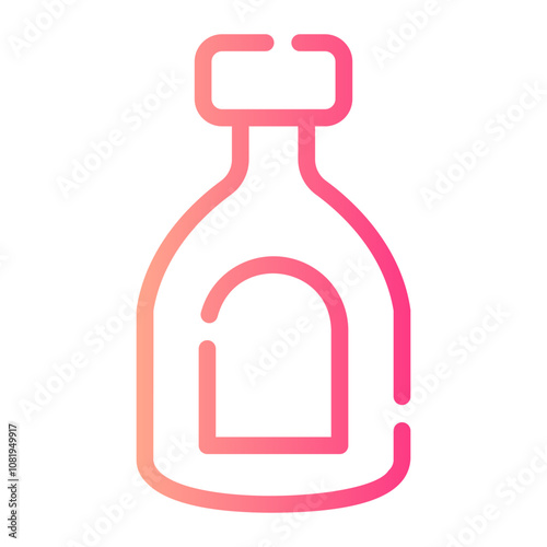 syrup Line Gradient Icon