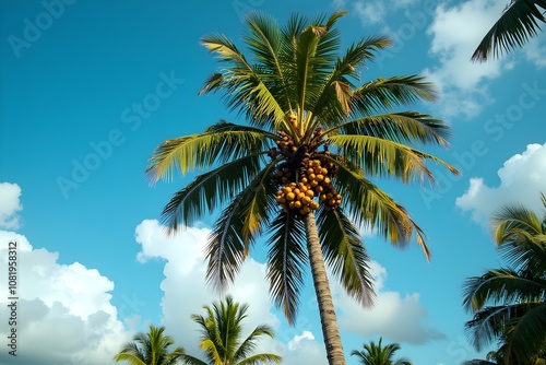 Wallpaper Mural coconut tree Torontodigital.ca