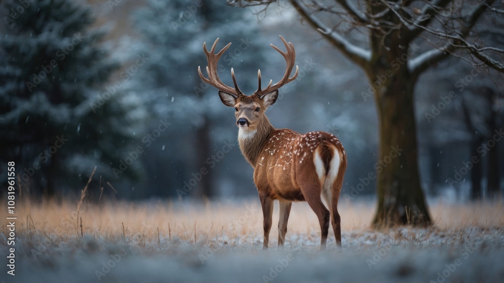 christmas_portrait_of_a_deer_rudolph christmas_portrait_of_a_deer_rudolph