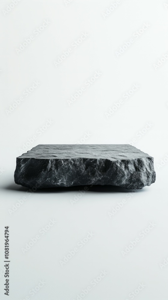 Black and white Minimal style Luxury mockup for product presentation. black aesthetic granites stone podium for products placement Black and white Minimal style Luxury mockup for product presentation. black aesthetic granites stone podium for products placement
