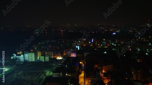 Wallpaper Mural 4k drone video of Bangalore city during Diwali night, city illuminated with diwali lights and fire crackers, joyful celebration in Diwali Torontodigital.ca
