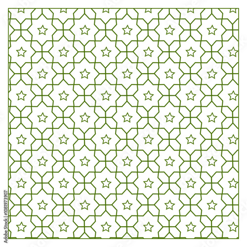 ramadan geometric seamless pattern background