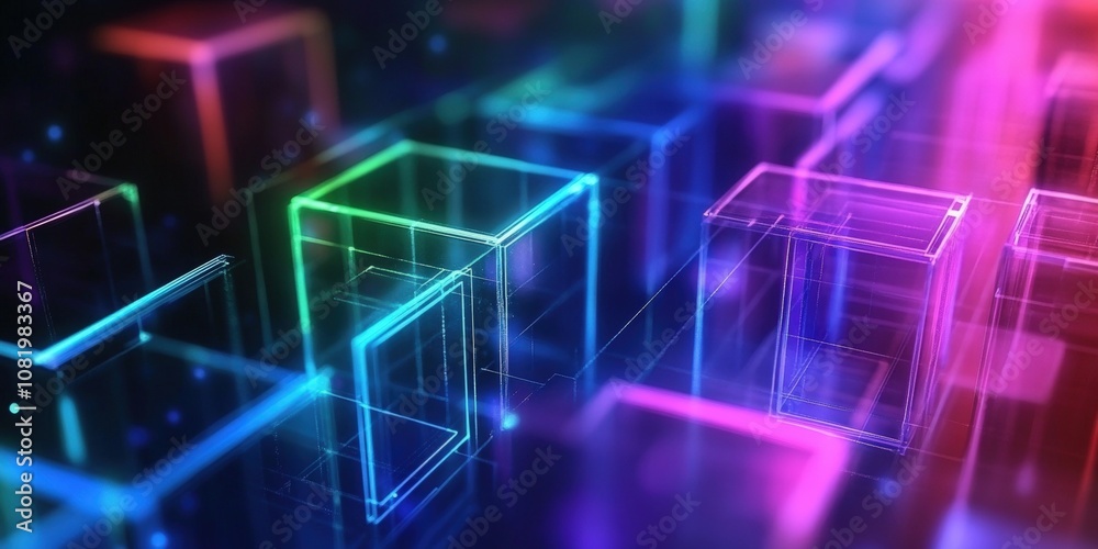 Modern digital abstract 3D background. Modern digital abstract 3D background.