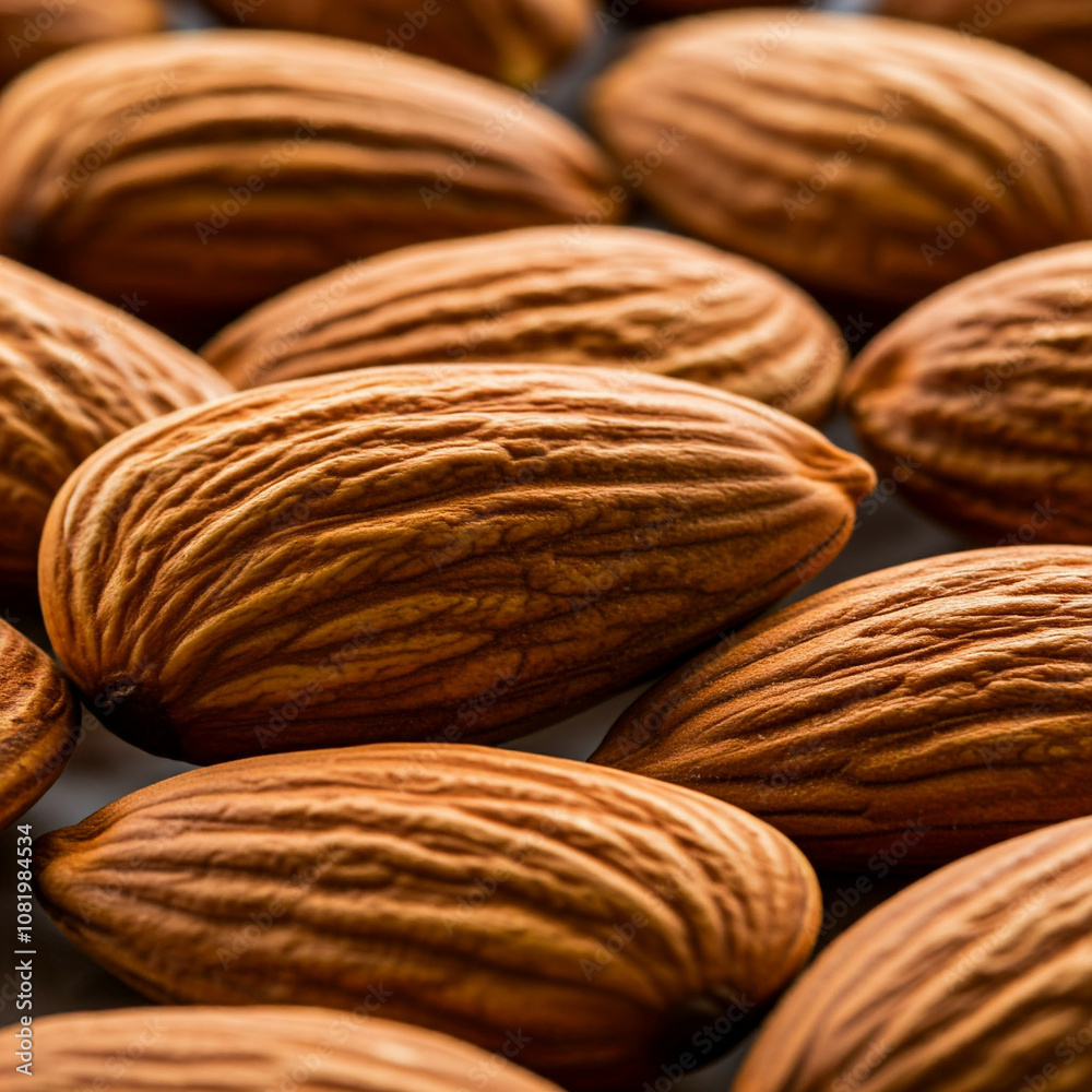 close up of almonds close up of almonds