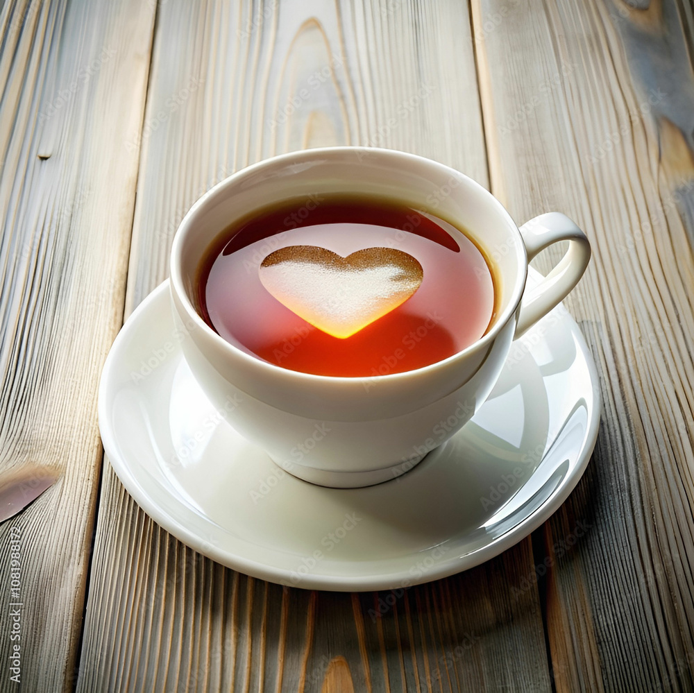 Warm Whispers: A Cup of Tea Filled with Heart Brewing Serenity and Affection in Every Drop Warm Whispers: A Cup of Tea Filled with Heart Brewing Serenity and Affection in Every Drop