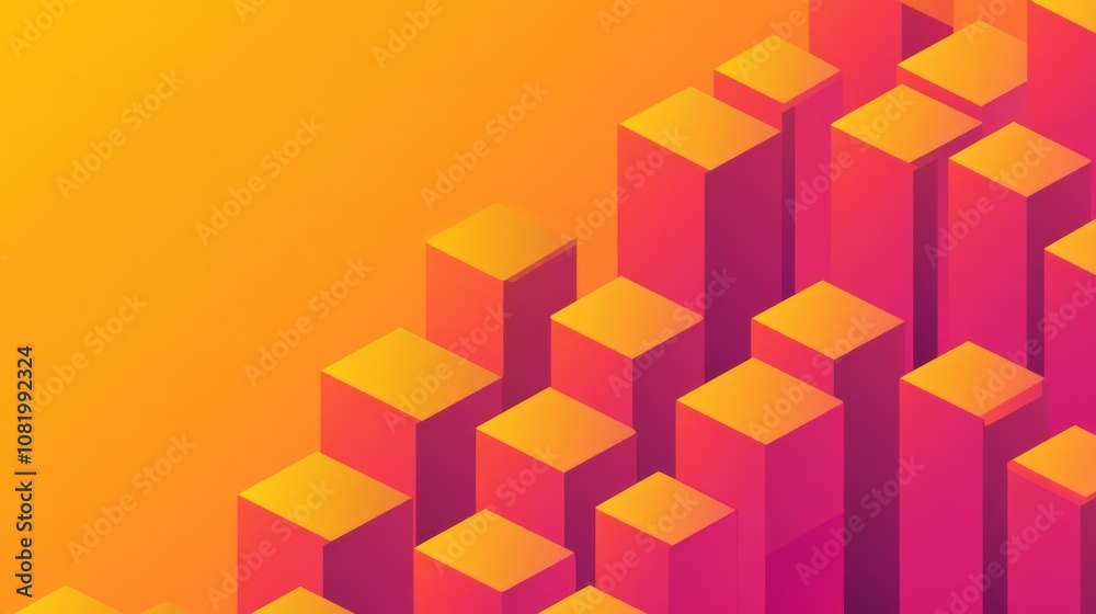 Vibrant Abstract Geometric Background Featuring Colorful Blocks in Red and Yellow Gradients for Modern Design Projects and Creative Concepts Vibrant Abstract Geometric Background Featuring Colorful Blocks in Red and Yellow Gradients for Modern Design Projects and Creative Concepts