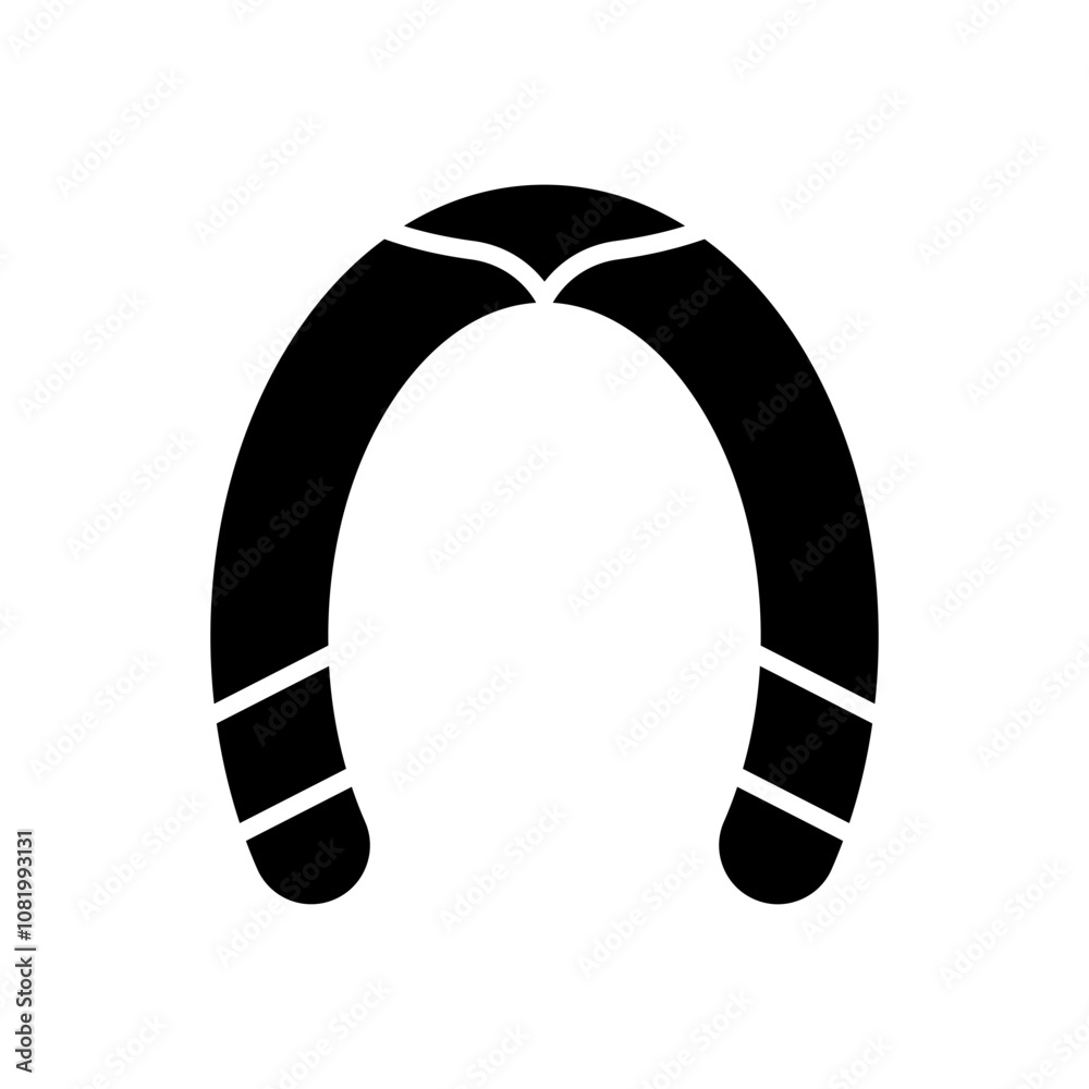 Horseshoe icon vector. Luck illustration sign. Fortune symbol. Horseshoe icon vector. Luck illustration sign. Fortune symbol.