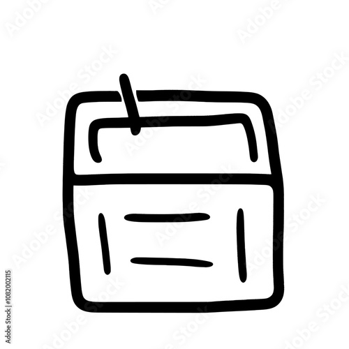 This premium ballot box icon is editable and modern.