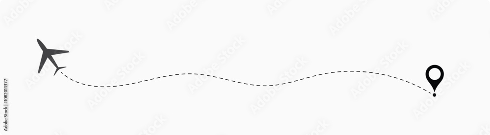 Travel path icon set. Location for travel, dotted road map with destinations. Vector illustration EPS 10 .19 Travel path icon set. Location for travel, dotted road map with destinations. Vector illustration EPS 10 .19