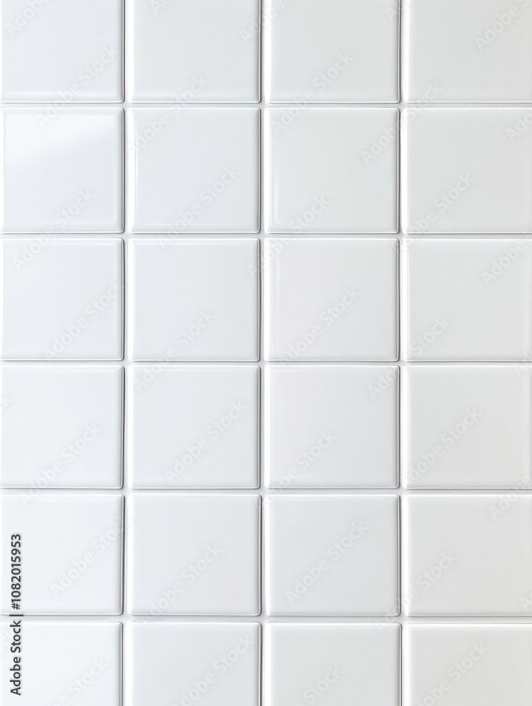 Smooth and Minimalist White Ceramic Tile Background for Clean Product Display and Photography Smooth and Minimalist White Ceramic Tile Background for Clean Product Display and Photography