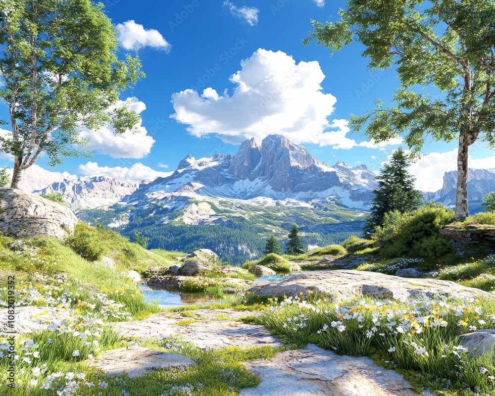 Obraz premium Stunning AI-Generated Abstract Art with Vivid Colors and Unique Patterns for Modern Design and Creative Projects