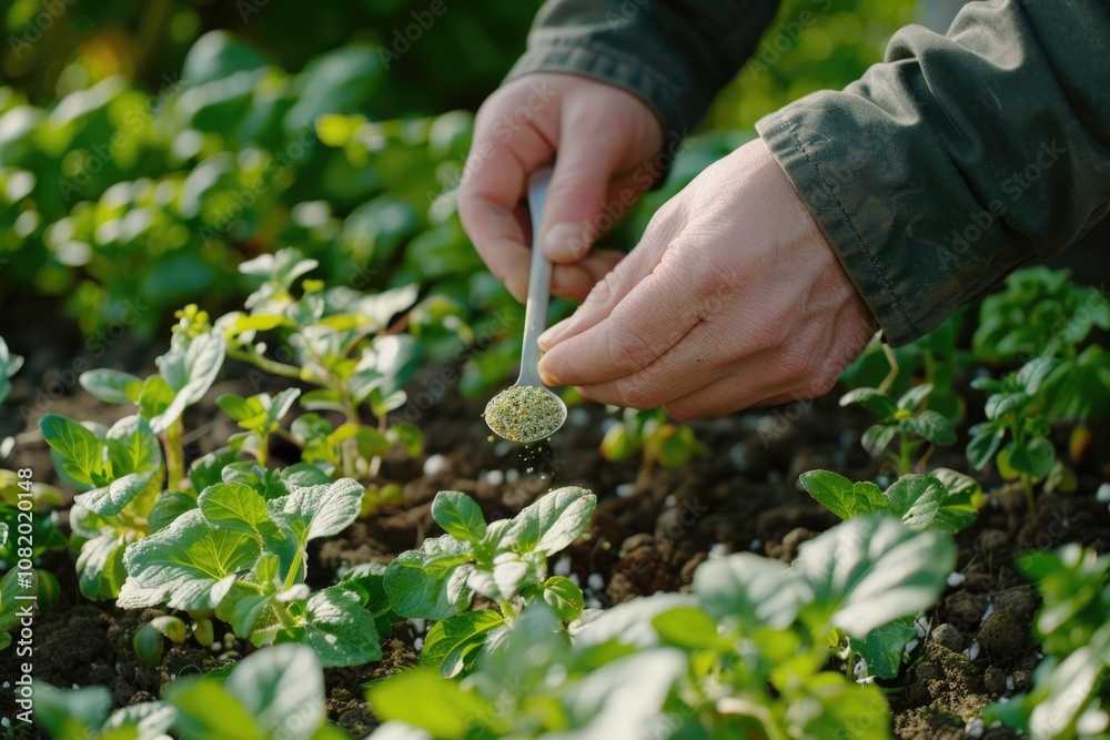 A person harvesting broccoli from the earth A person harvesting broccoli from the earth