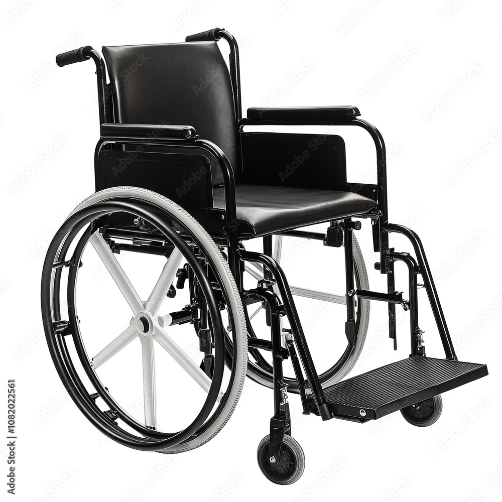 Fototapeta premium Wheelchair isolated on transparent background