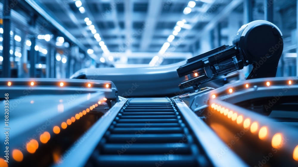 State-of-the-Art Package Sorting Facility with Automated Conveyor Belts and High-Speed Robotic Arms: Showcasing Advanced Technology for Rapid and Accurate Package Sorting in Large Logistics Center State-of-the-Art Package Sorting Facility with Automated Conveyor Belts and High-Speed Robotic Arms: Showcasing Advanced Technology for Rapid and Accurate Package Sorting in Large Logistics Center