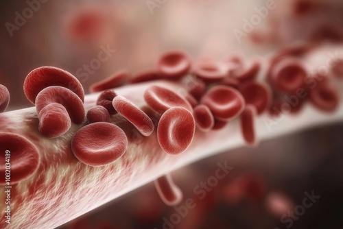 A close-up view of a blood clot photo