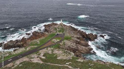 Faro baliza de cabo Roncudo en Ponteceso A Coruña Galicia photo