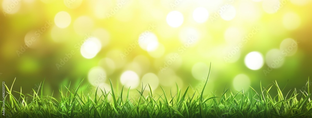 Obraz premium Abstract Spring Nature Background with Sun Rays