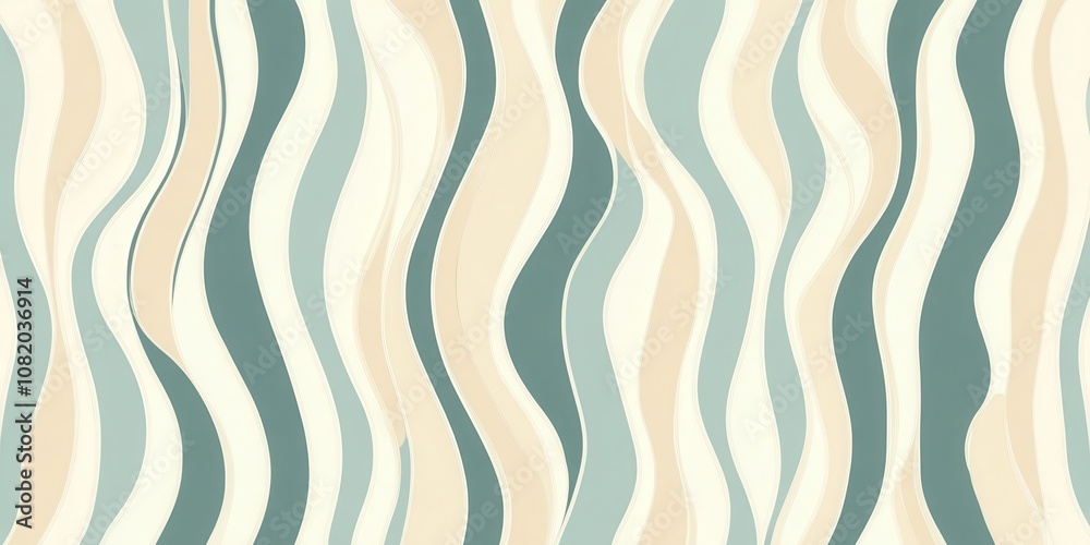 Abstract Wavy Pattern in Soft Cream and Blue Tones, Perfect for Backgrounds, Textiles, and Home Decor with a Modern Aesthetic Appeal Abstract Wavy Pattern in Soft Cream and Blue Tones, Perfect for Backgrounds, Textiles, and Home Decor with a Modern Aesthetic Appeal