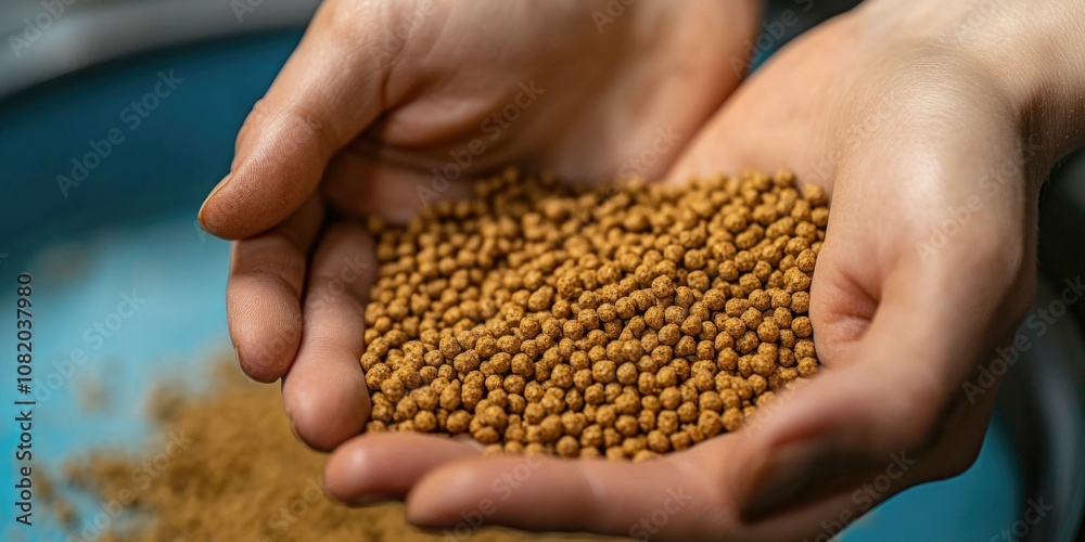 A person holds a bowl of food in a close-up shot A person holds a bowl of food in a close-up shot