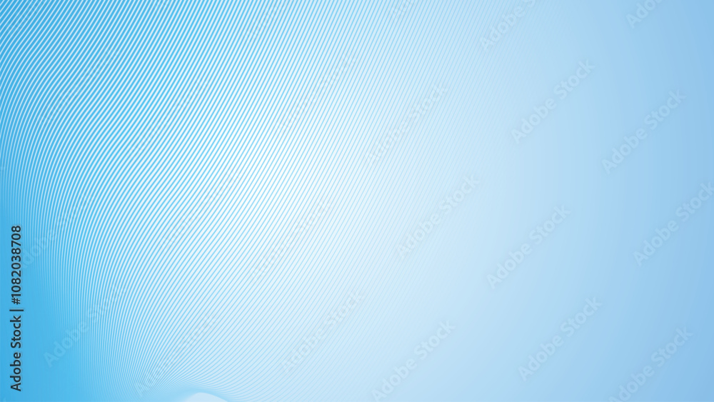 Deep sky blue gradient abstract background with stripes curve line vector image Deep sky blue gradient abstract background with stripes curve line vector image