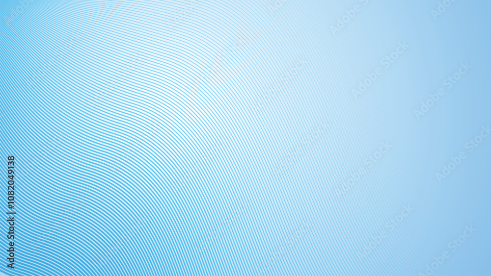 Deep sky blue gradient abstract background with stripes curve line vector image Deep sky blue gradient abstract background with stripes curve line vector image