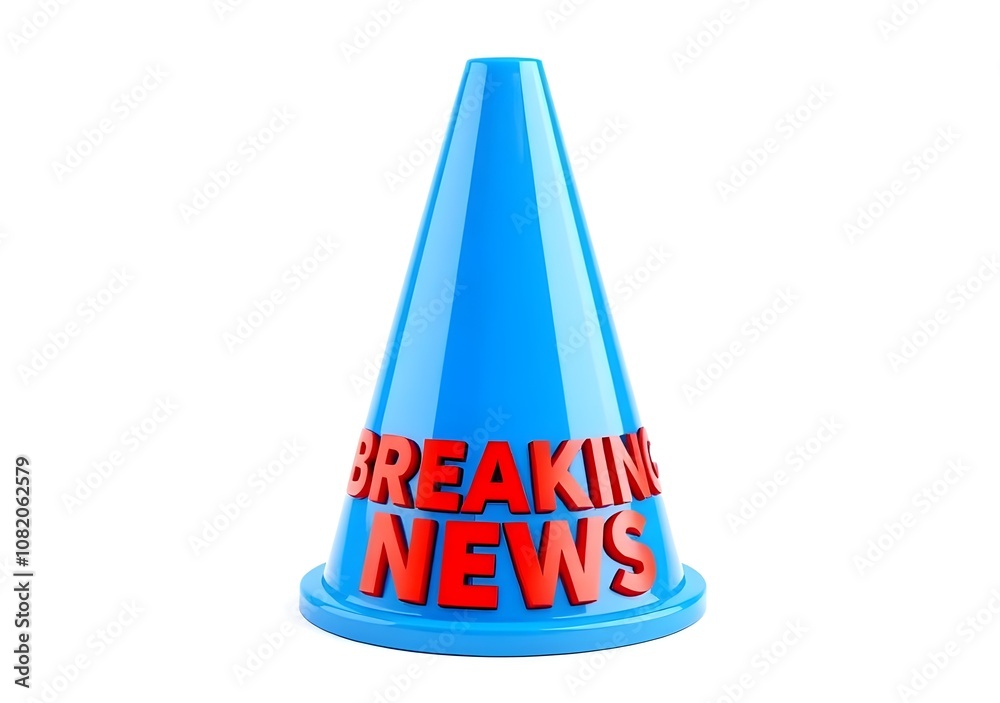 Bright Announcement Cone with 