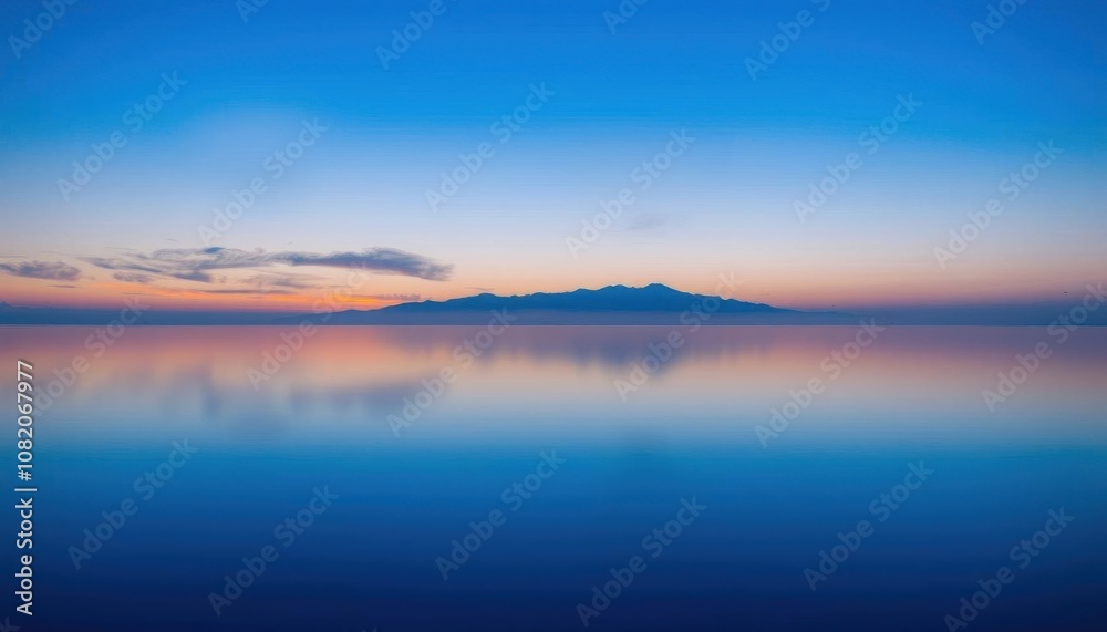 a view of a mountain in the distance with a blue sky a view of a mountain in the distance with a blue sky