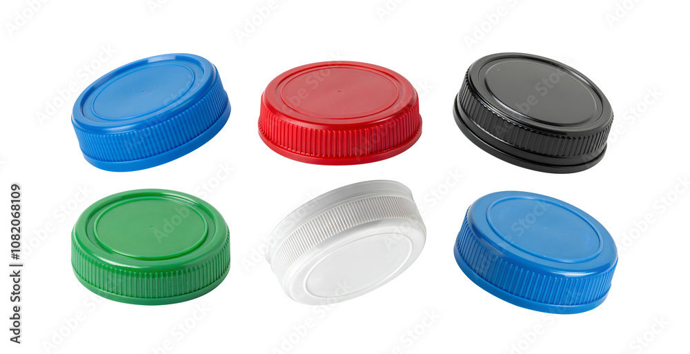 Plastic bottle cap or Plastic bottle lid on isolated white background. Clipping path Plastic bottle cap or Plastic bottle lid on isolated white background. Clipping path