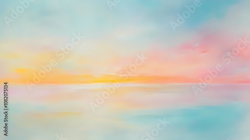 Colorful watercolor rainbow abstract texture pattern poster background