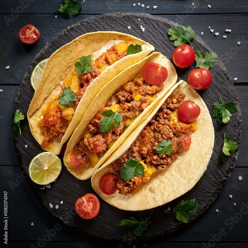 Tacos – Mexican soft or hard-shelled delights filled with a variety of meats, veggies