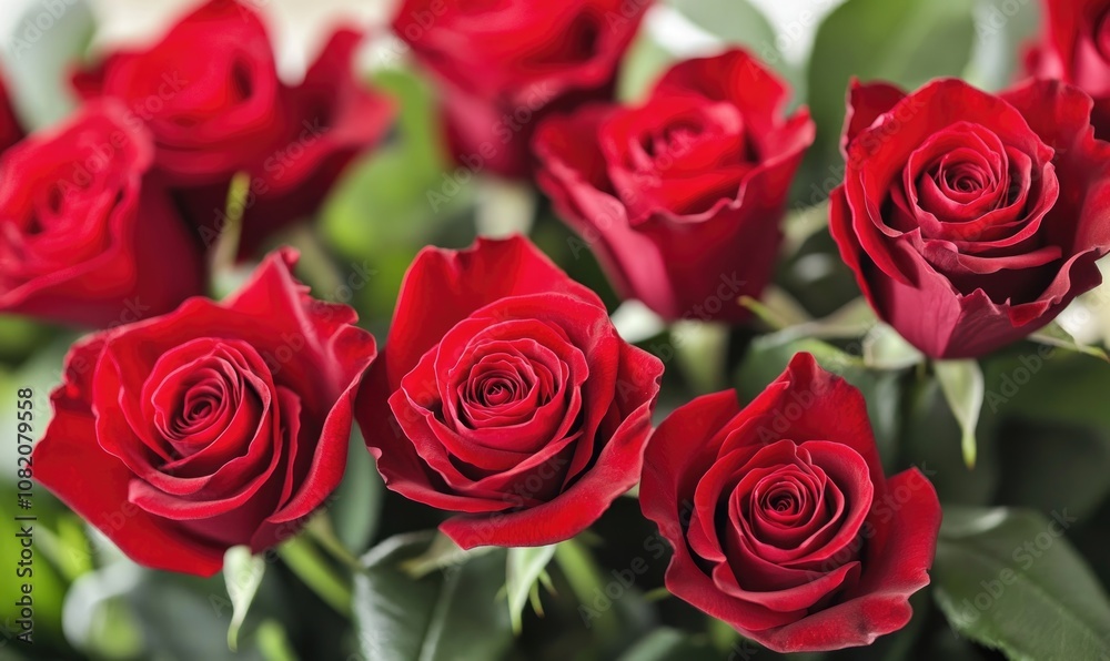 A bouquet of red roses A bouquet of red roses