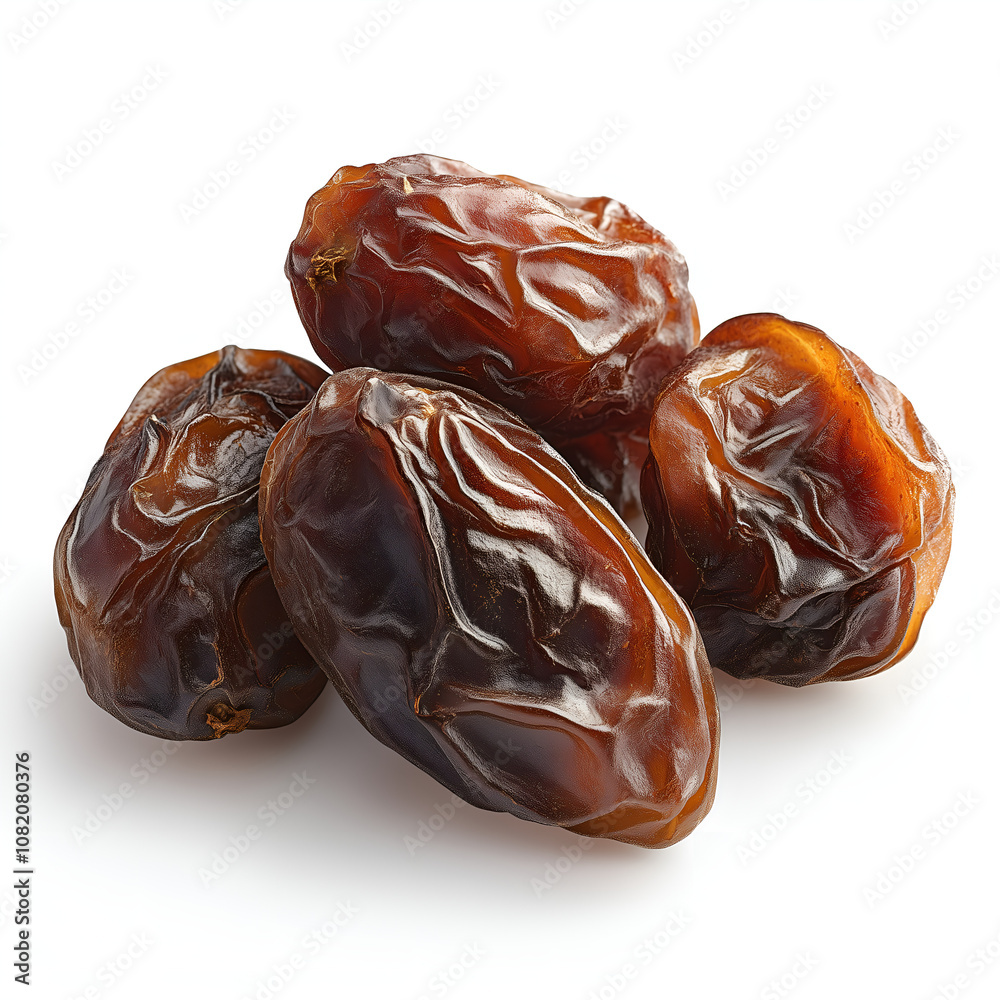 dates isolated on white background