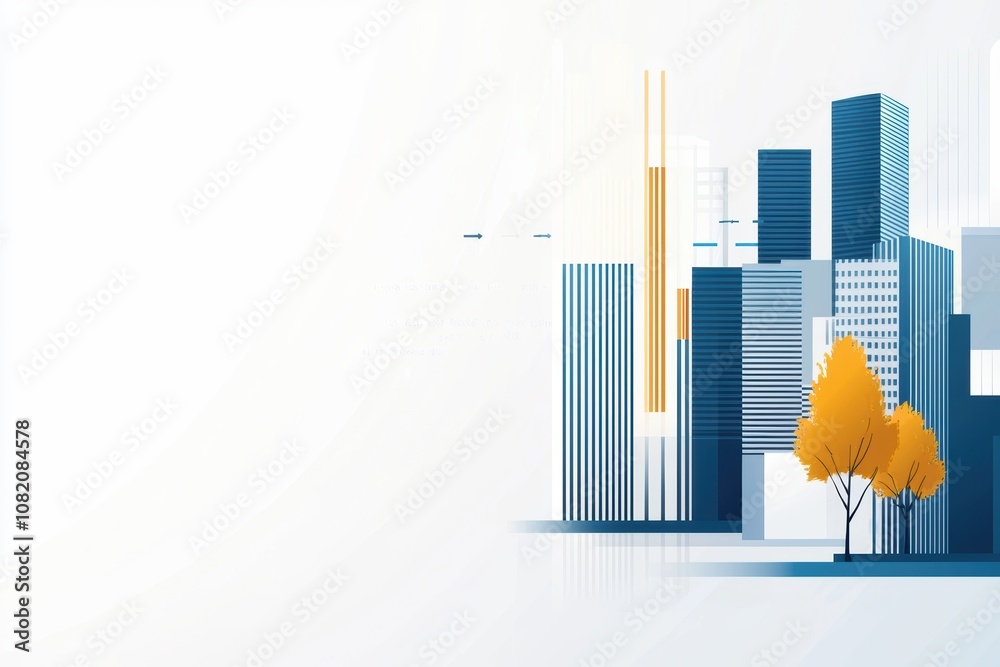 Obraz premium Traffic monitoring, data analytics overlaying city streets, flat design illustration