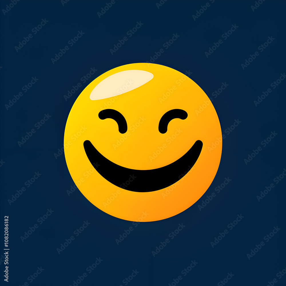 Fototapeta premium smiley face in the night