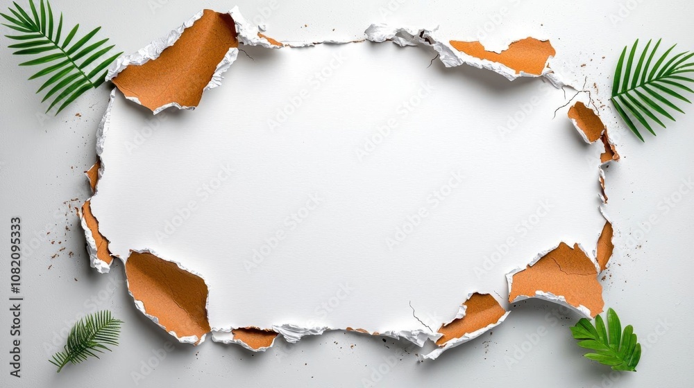 Obraz premium A photostock of torn pieces of white paper on isolated on transparent PNG background, High Quality.