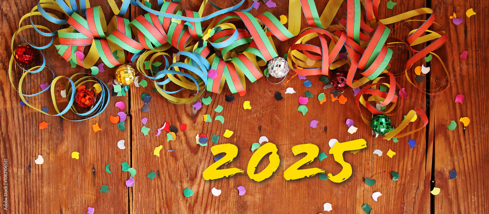 2025 luftschlangen und konfetti