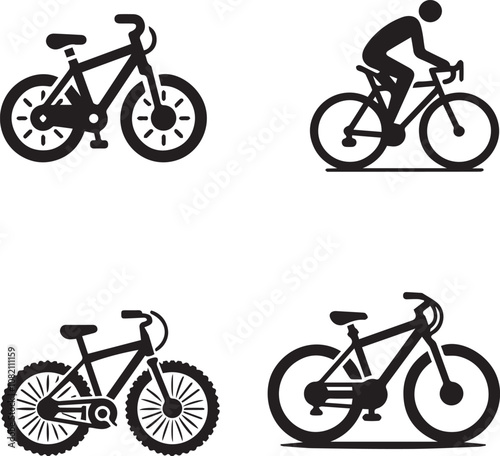 silhouette of bicycle