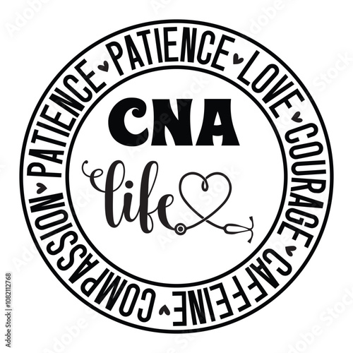 CNA Life Svg, Licensed Practical Nurse Svg, Funny Coworkers Gift for Men, Women, Nurse Appreciation Png, Layered Digital Cricut Files,  Art & Illustration