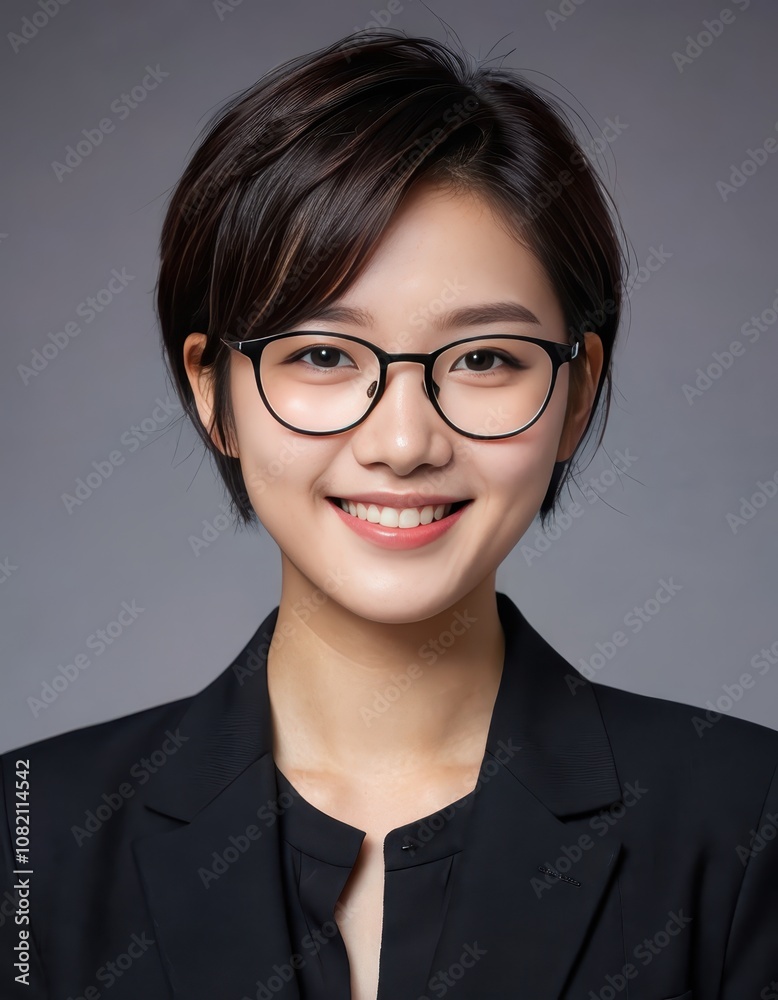 portrait of beautiful young Korean girls smiling and looking cheerful portrait of beautiful young Korean girls smiling and looking cheerful